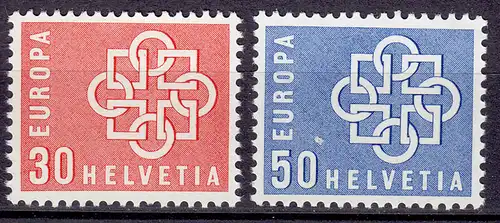 Schweiz Swiss Switzerland Mi. 679-680 EUROPA CEPT 1959 ** (11202