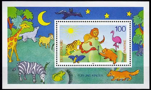 GERMANY S/SHEET 1995 FOR THE CHILDREN Block 34 ** MNH  (6765