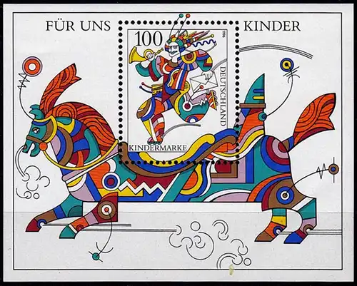 GERMANY S/SHEET 1996 FOR THE CHILDREN Block 35 ** MNH (6766