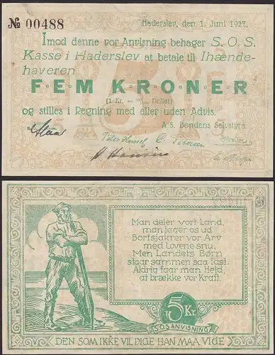 Dänemark ~ Denmark  ~ Danmark 5 Kr. HADERSLEBEN - HADERSLEV (12103