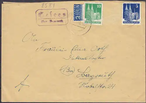 Brief Posthilfstelle/Landpost  Gesees über Bayreuth   (4322