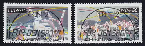 BRD Sport 1990 1449-50 ESST Vollstempel (c006