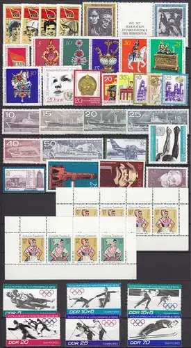 GERMANY DDR Briefmarken Lot postfrisch lohnendes Lot ansehen ** MNH  (4748