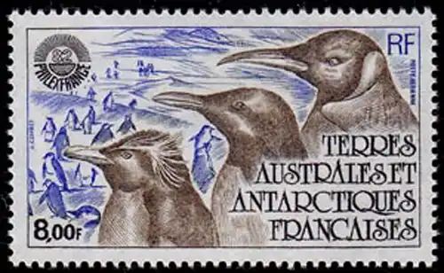 TAAF ANTARCTIC PENGUINS BIRDS 1982 postfrisch MNH   (6627