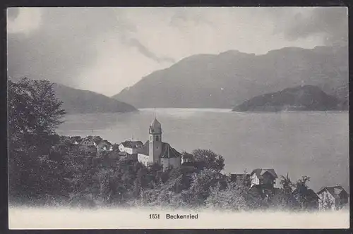 AK Beckenried See-Ansicht Schweiz  (12640