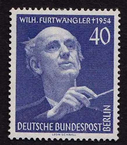 Berlin Mi. 128 Furtwängler Komponist 1955 ** (7798