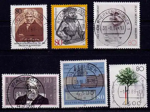 Vollstempel Bundesrepublik kleines Lot     (b141