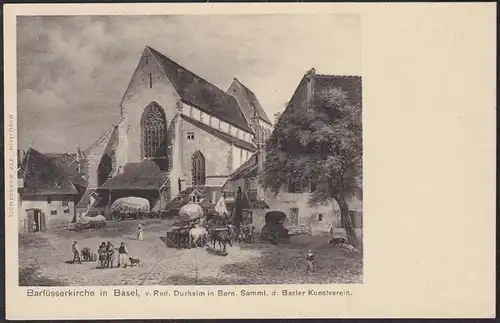 AK Basel Barfüsserkirche Aus Sammlung Baseler Kunstverein    (12632
