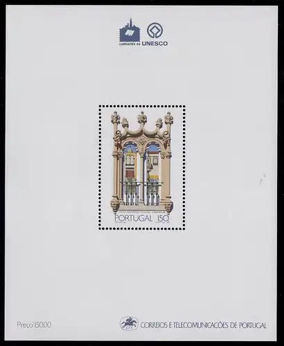 Portugal 1988 Èvora in UNESCO BLOCK 58 ** postfrisch MNH   (d331