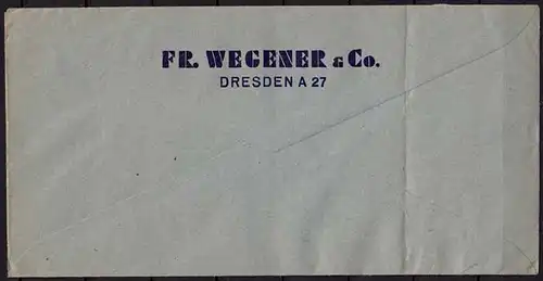 Leipzig - Wegener Dresden A 27 1941 (9859