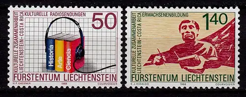 Liechtenstein Europäische Kampa 1988 Mi 945-46 **   (c016