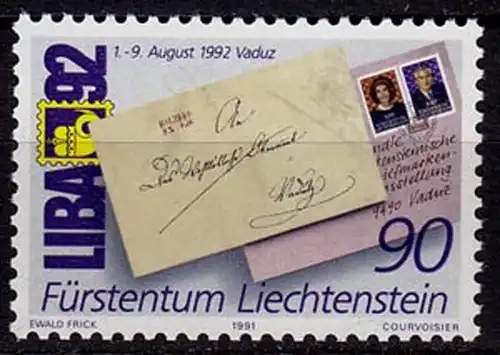 Liechtenstein LIBA´91 1991 Mi. 1026 **    (c043