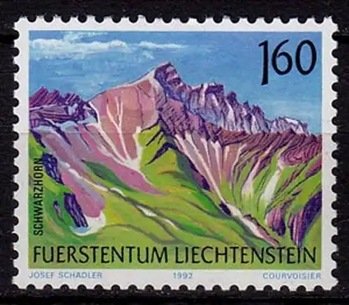 Liechtenstein Freimarke Berge 1992 Mi. 1038  **  (c048