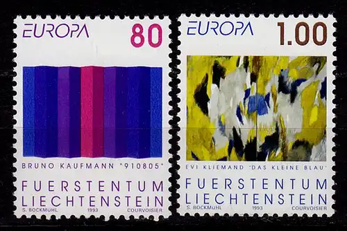 Liechtenstein Europa Cept 1993 Mi.1054-55 **    (c054