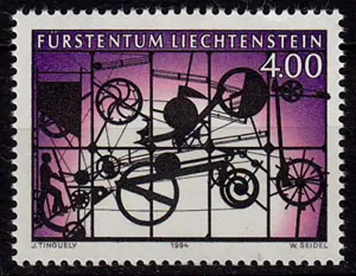 Liechtenstein Zeitgenössische Kunst 1994 Mi 1084** unter Postpreis    (c067