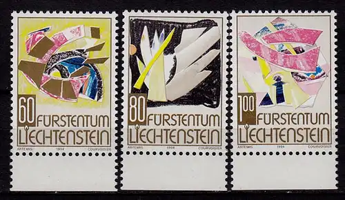 Liechtenstein Weihnachten 1994 Mi 1096-98 ** unter Postpreis   (c072