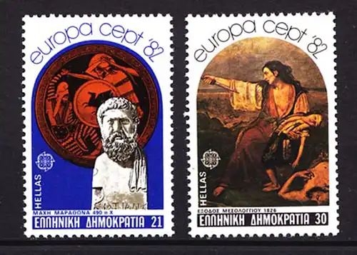 Griechenland Greece 1481-82 1982 Europa CEPT **  (8124