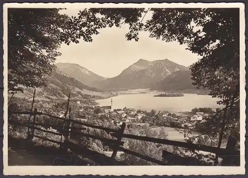 AK Schliersee mit Jägerkamp u.Brecherspitze 1941   (5793