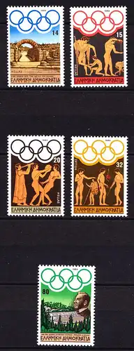 Griechenland Greece MiNr.1557/61 Olympic Games **  (8140