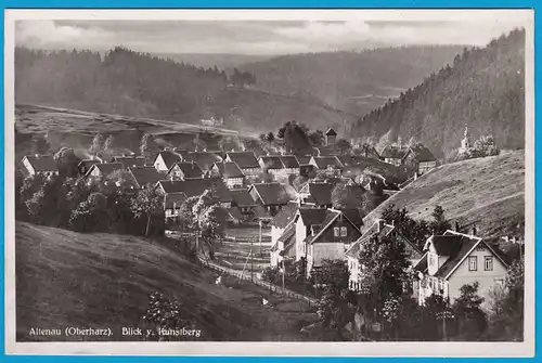 AK Altenau Oberharz Kunstberg Echte Fotografie   (2492