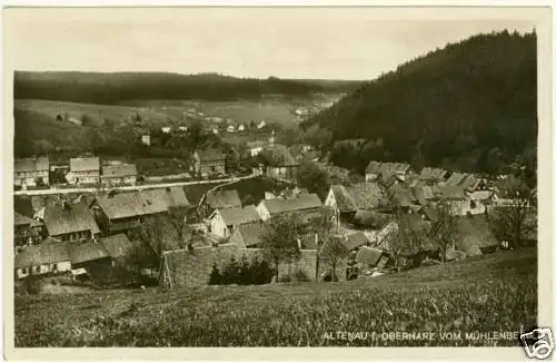 AK Altenau Oberharz Mühlenberg Echte Fotografie      (2495