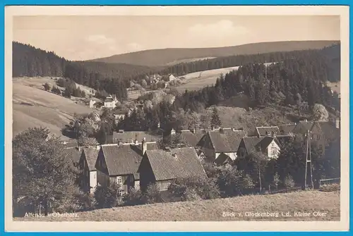 AK Altenau Oberharz Panorama Echte Fotografie   (2498