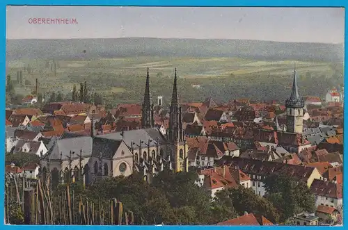 AK Oberehnheim Elsass Obernai 1915 Feldpost   (1121