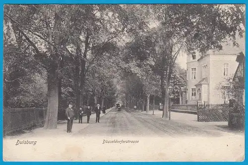 AK Duisburg Düsseldorferstrasse 1906   (2559