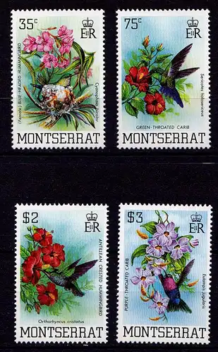 Montserrat Mi.No. 507-10 Birds Tiere Animals Wildlife 1983  ** MNH  (9189