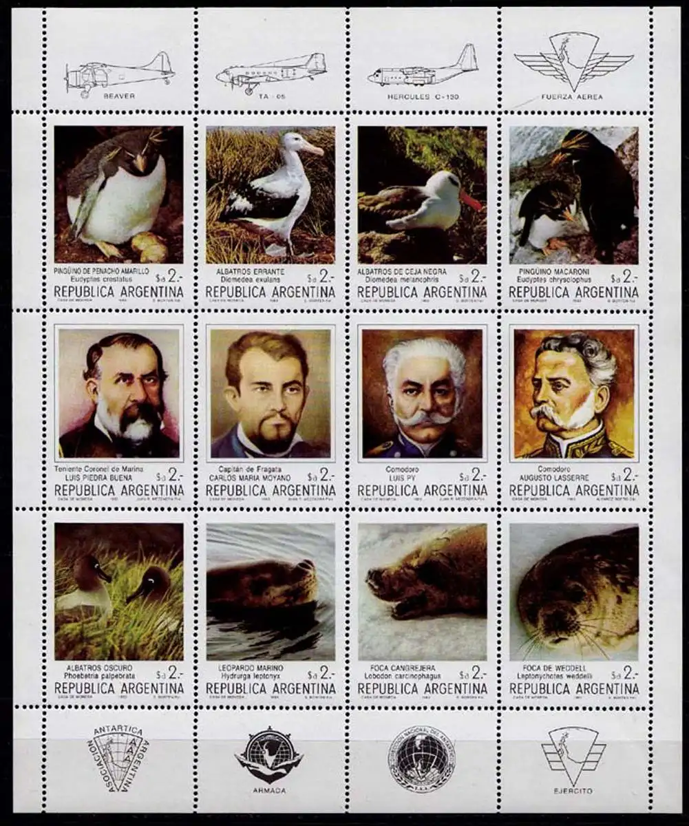 Argentinien - Argentina Vögel Birds Antarktisforschung  (9207