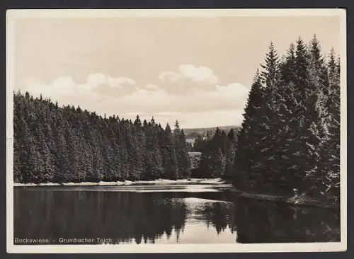 AK Bockwiese Hahnenklee Grumbacher Teich 1935     (16461