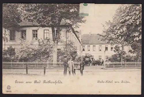 AK Gruss aus Bad Rothenfelde Bade-Hotel 1898   (16901