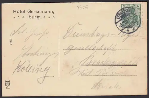 AK Bad Iburg von Rott aus Gesehen 1909  (16910