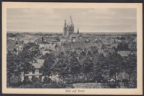 AK Soest Gesamtansicht  Stadtumwallung (16970