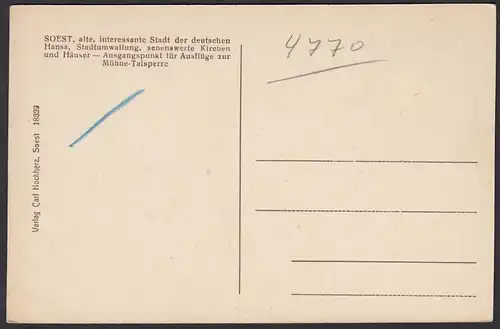 AK Soest Gesamtansicht  Stadtumwallung (16970