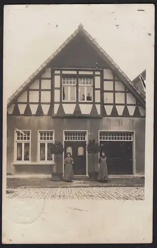 AK seltenes Privatfoto Harsewinkel vom 1911    (17029