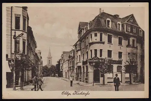 AK Solingen Ohligs Kirchstrasse Cafe Restaurant  (17219