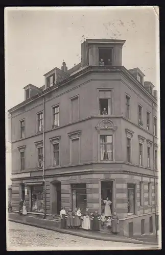 AK seltenes Privatfoto Barmen 1913 nach Mühlhausen  (17230