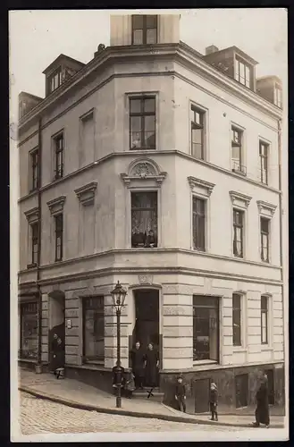 AK seltenes Privatfoto Barmen nach Mühlhausen Zensur  (17243