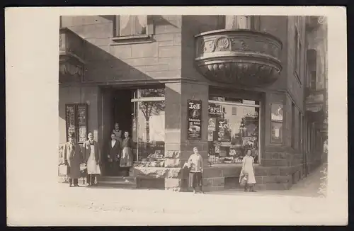  AK seltenes Privatfoto Schwelm 1924 Geschäft   (17275