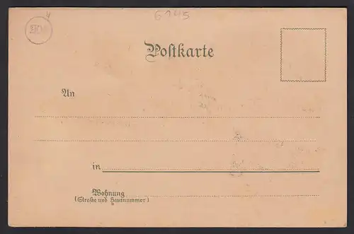  AK seltenes Litho Lindenfels Odenwald Hotel Pension  (17299