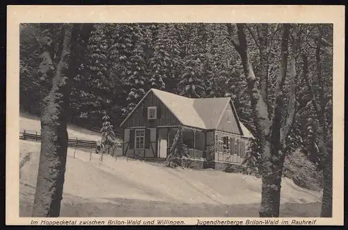 AK Jugendherberge Brilon Wald Hoppecktal bei Willingen Sauerland (17252