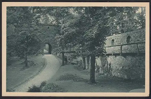 AK Burg Altena a. d. Lenne Zufahrt mit Torbogen Sauerland (17271