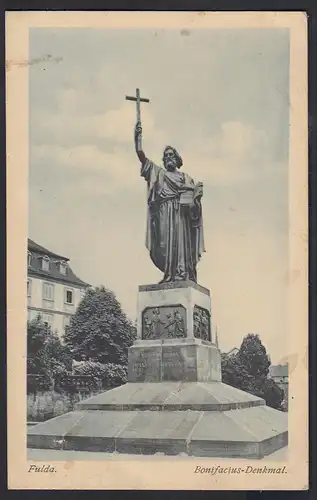 AK Fulda Bonifacius-Denkmal Feldpost (17395