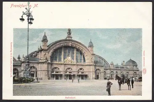 AK Frankfurt a. Main Bahnhof Hauptbahnhof  (17421