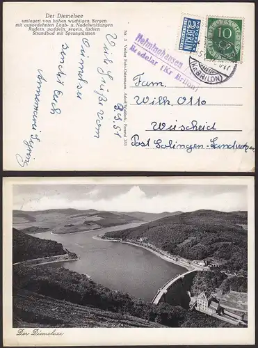 AK  Diemelsee Heiminghausen Kr. Brilon Posthilfstelle/Landpost (12183