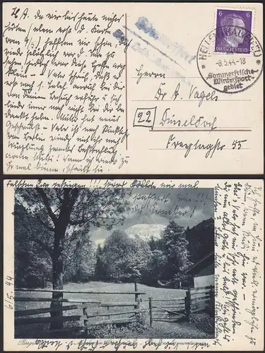 AK Oberwolfert ü Hallenthal Eifel 1944 Posthilfstelle/Landpost  (12207