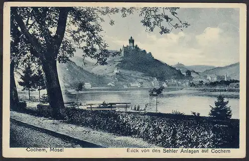 AK Cochem Mosel Sehler Anlagen auf Cochem  (12288