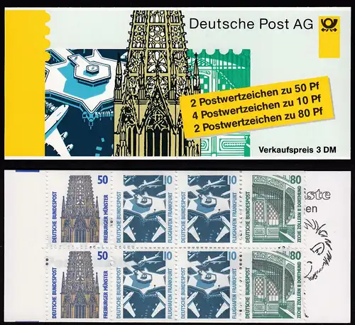 Bund BRD Markenheftchen 29b Germany Booklet MNH **    (16300