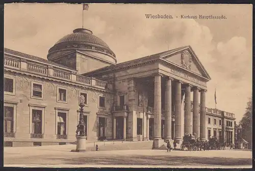 AK Wiesbaden Kurhaus Hauptfassade     (12377